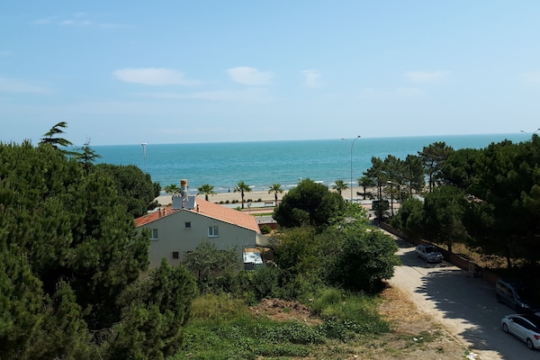Vue depuis lâhĂ©bergement