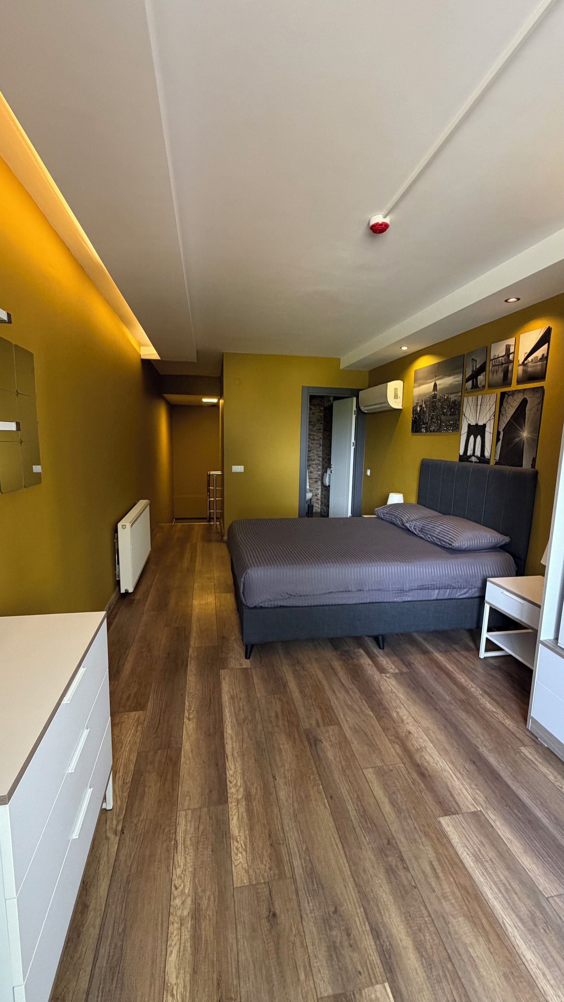 Comfort Duplex | Premium bedding, desk, soundproofing, iron/ironing board