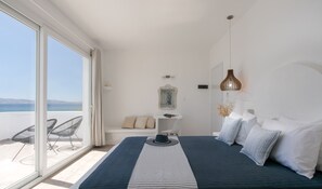 Panoramic Suite, Sea View | Free cribs/infant beds, free WiFi, bed sheets - Manios Suites (Naxos)