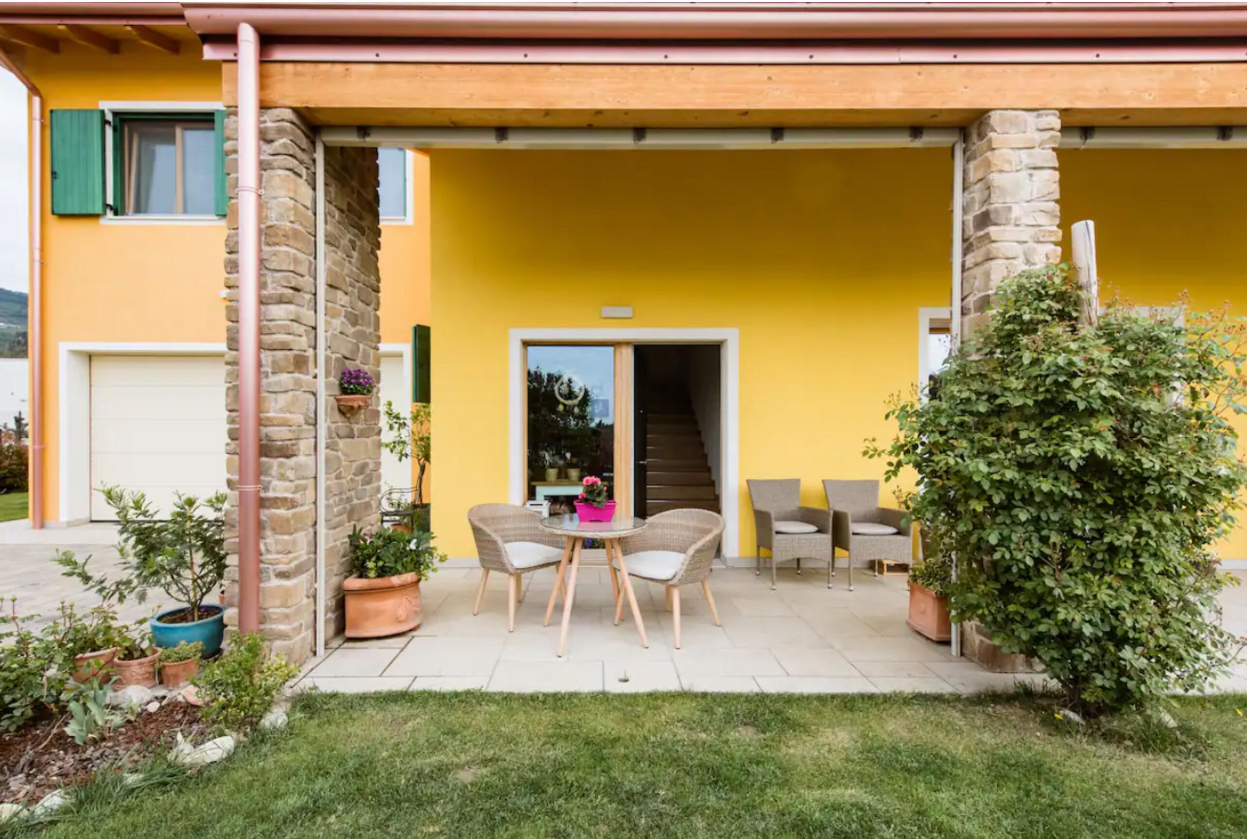 Majoituspaikan julkisivu