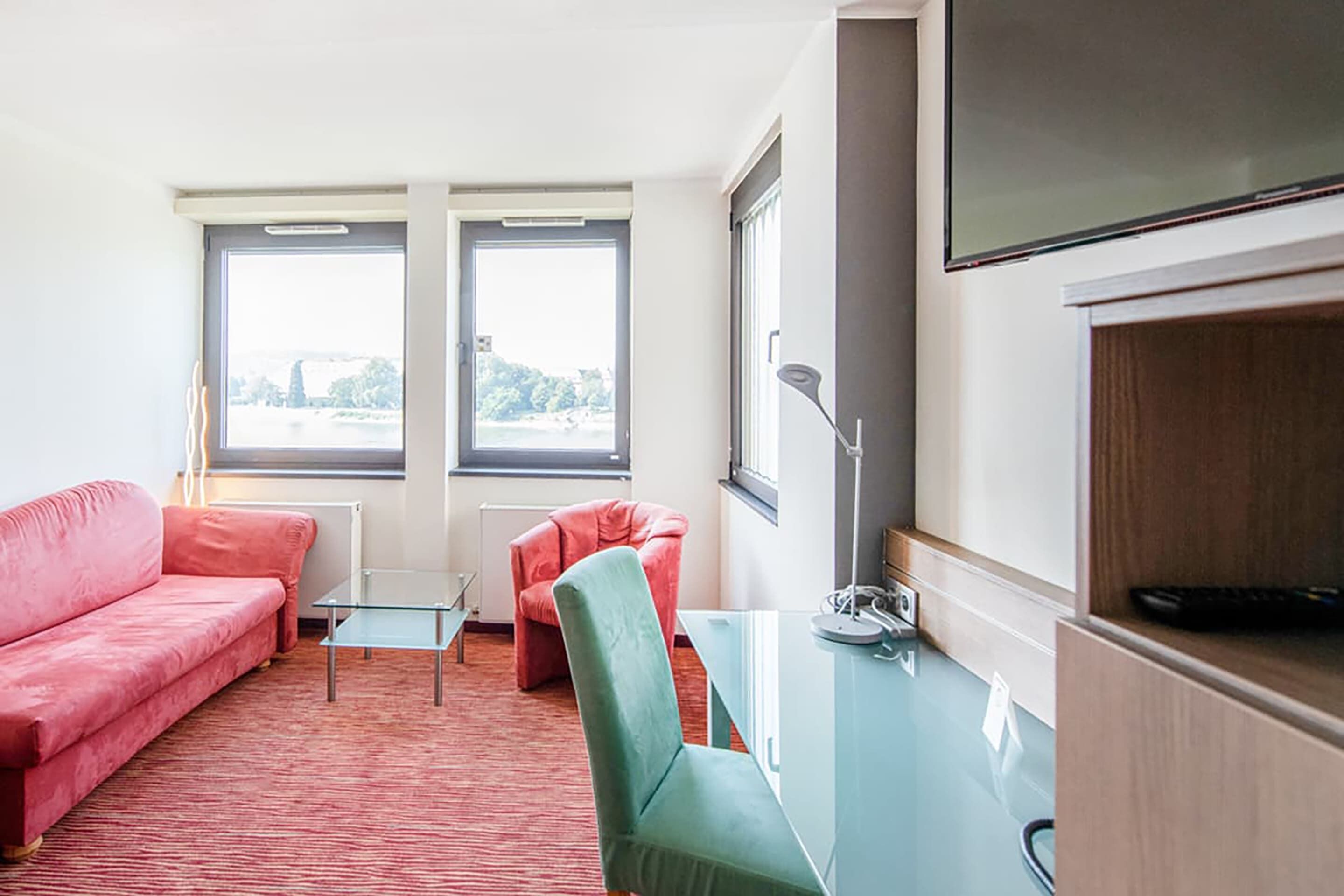 superior double room | living area | led tv, netflix, streaming services