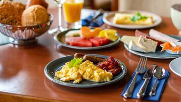 Daily buffet breakfast (EUR 23.00 per person)