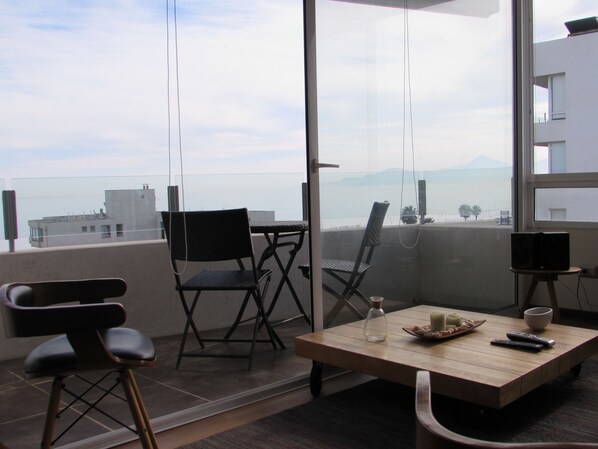 Apartment, 2 Bedrooms, Private Bathroom | Balcony - 8.- HNA Playa Pacifico IV (La Serena)