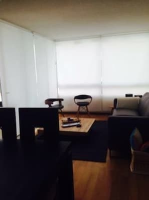 Apartamento, 2 habitaciones, baño privado | Zona de estar | Una televisión de pantalla plana