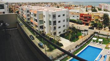 Vue depuis lâhĂ©bergement