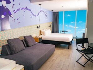 Suite, 1 King Bed with Sofa bed | In-room safe, desk, soundproofing, free cribs/infant beds - ibis Styles Merida Galerias (Mérida)