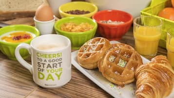 Daily buffet breakfast (EUR 19 per person)