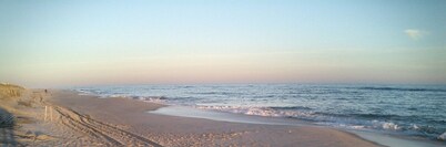 Bright White Beach House, Just a Short Stroll to Ocean- A Sunset to End Everyday