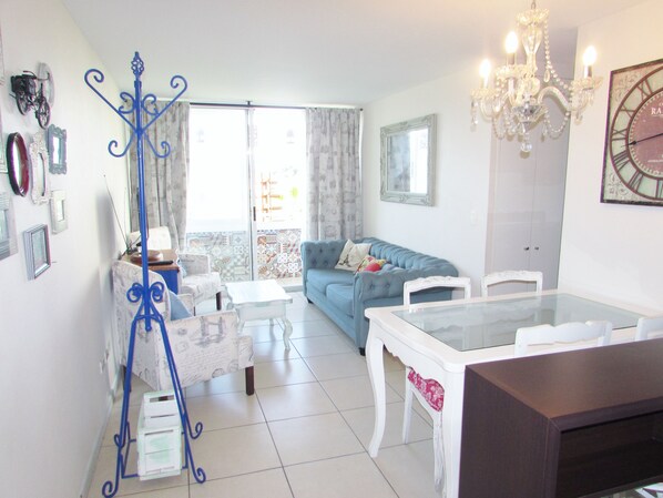 Apartment, 3 Bedrooms, Private Bathroom | Living area | Flat-screen TV - 36.- HNA Paseo Peñuelas (La Serena)