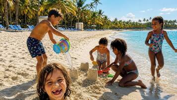 Accommodatie ligt op het strand