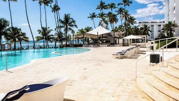 Piscine à débordement