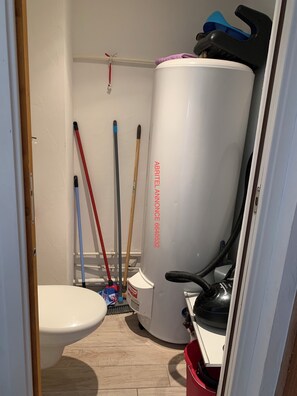 Ducha y secador de pelo