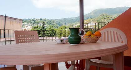 Delightful house in the historic center of Lipari with spectacular private terrace.
