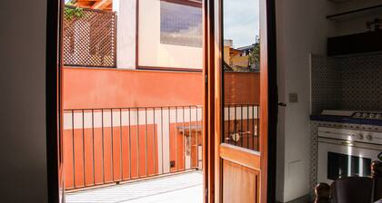 Delightful house in the historic center of Lipari with spectacular private terrace.