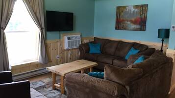 TV, fireplace, DVD player