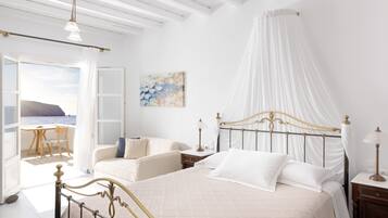 Egyptian cotton sheets, premium bedding, memory-foam beds, minibar