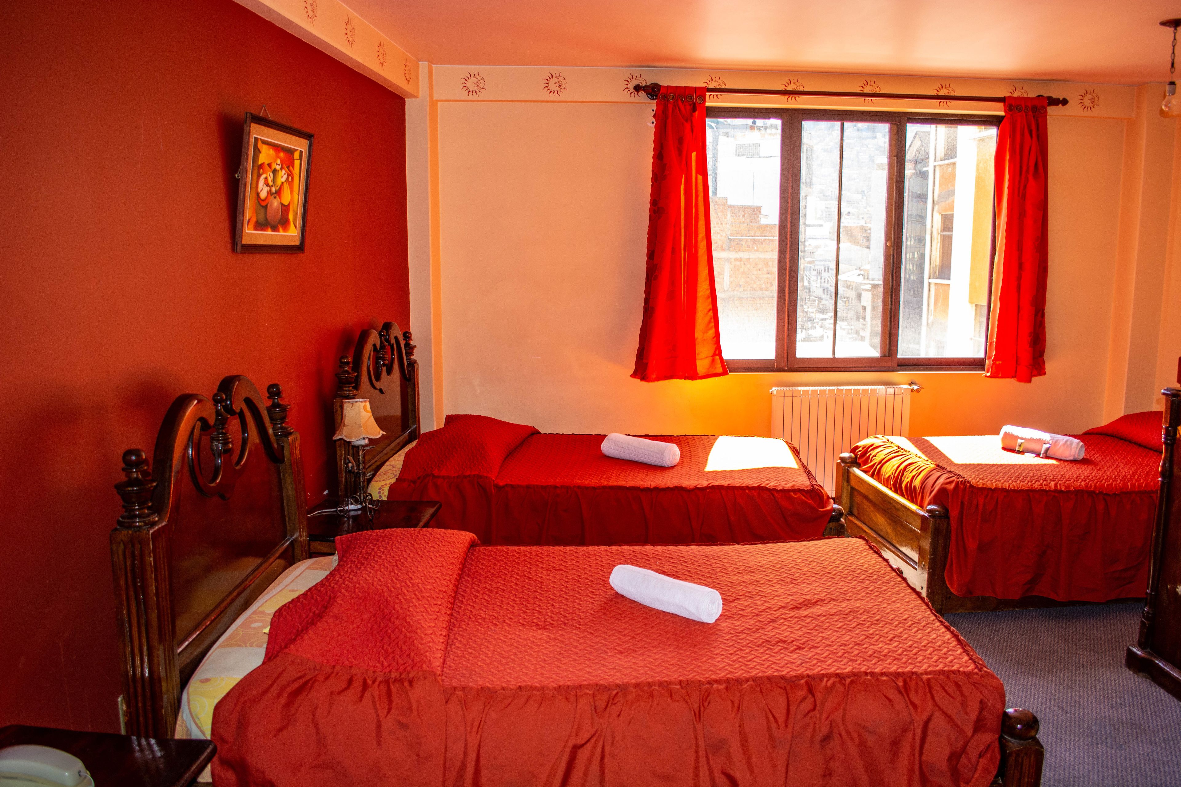 standard triple room, 3 single beds | down duvets, free wifi