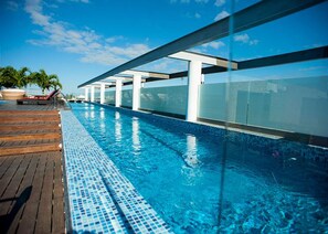 Rooftop pool