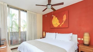 Kondominium | 2 kamar tidur, Wi-Fi gratis, dan seprai linen