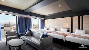 Down duvets, in-room safe, desk, blackout curtains