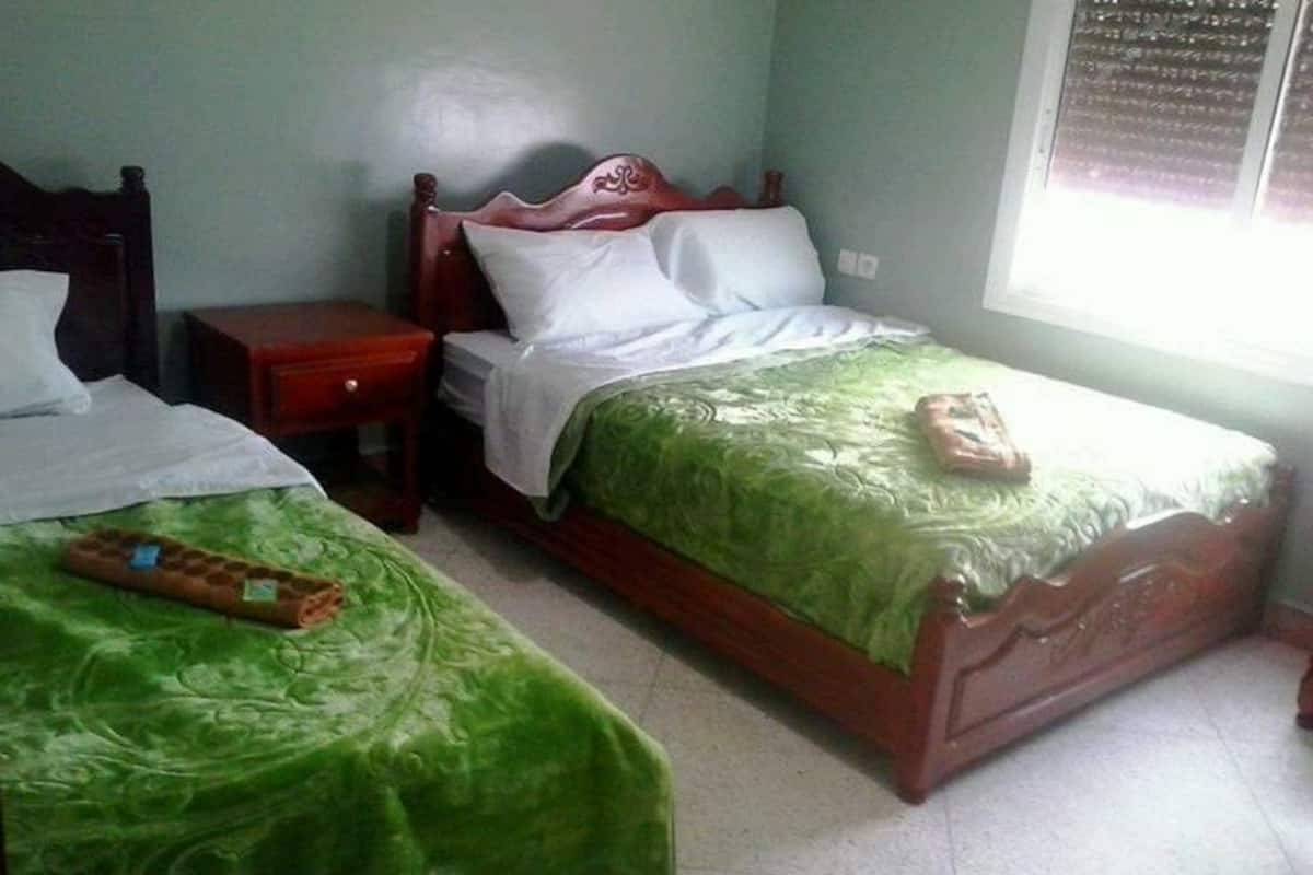Blackout curtains, iron/ironing board, rollaway beds, free WiFi