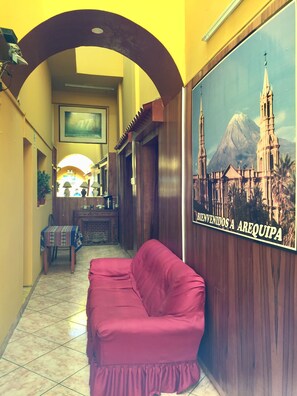 Lobby sitting area