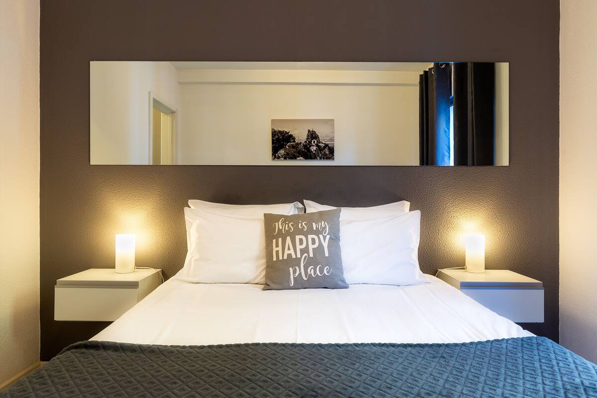 1 bedroom, premium bedding, individually decorated