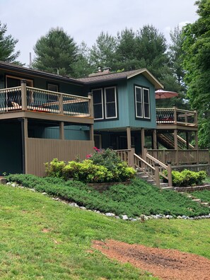 Exterior - Charming Waterfront Home with Sunset Views & Deep Water on Wide Cove. (Moneta)