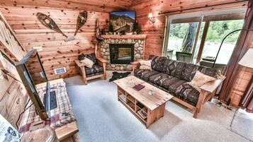 TV connectée, cheminée, jeux vidéo, Netflix