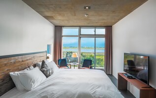 Design Villa, 1 Bedroom, Balcony, Courtyard Area | 1 bedroom, Egyptian cotton sheets, premium bedding, down comforters