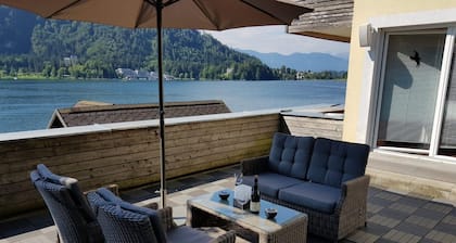 Luxueux appartement au bord du lac d'Ossiach avec une grande terrasse - WiFi
