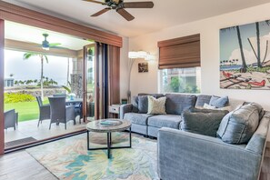 TV, books - 5 Star condo 10H with golf discount through 2026, Hilton Pool Pass included (Waikoloa Village)