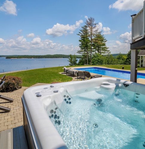  ADIRONDACK LUXURY LAKE ESTATE: POOL & HOT TUB! NEWLY RENOVATED!