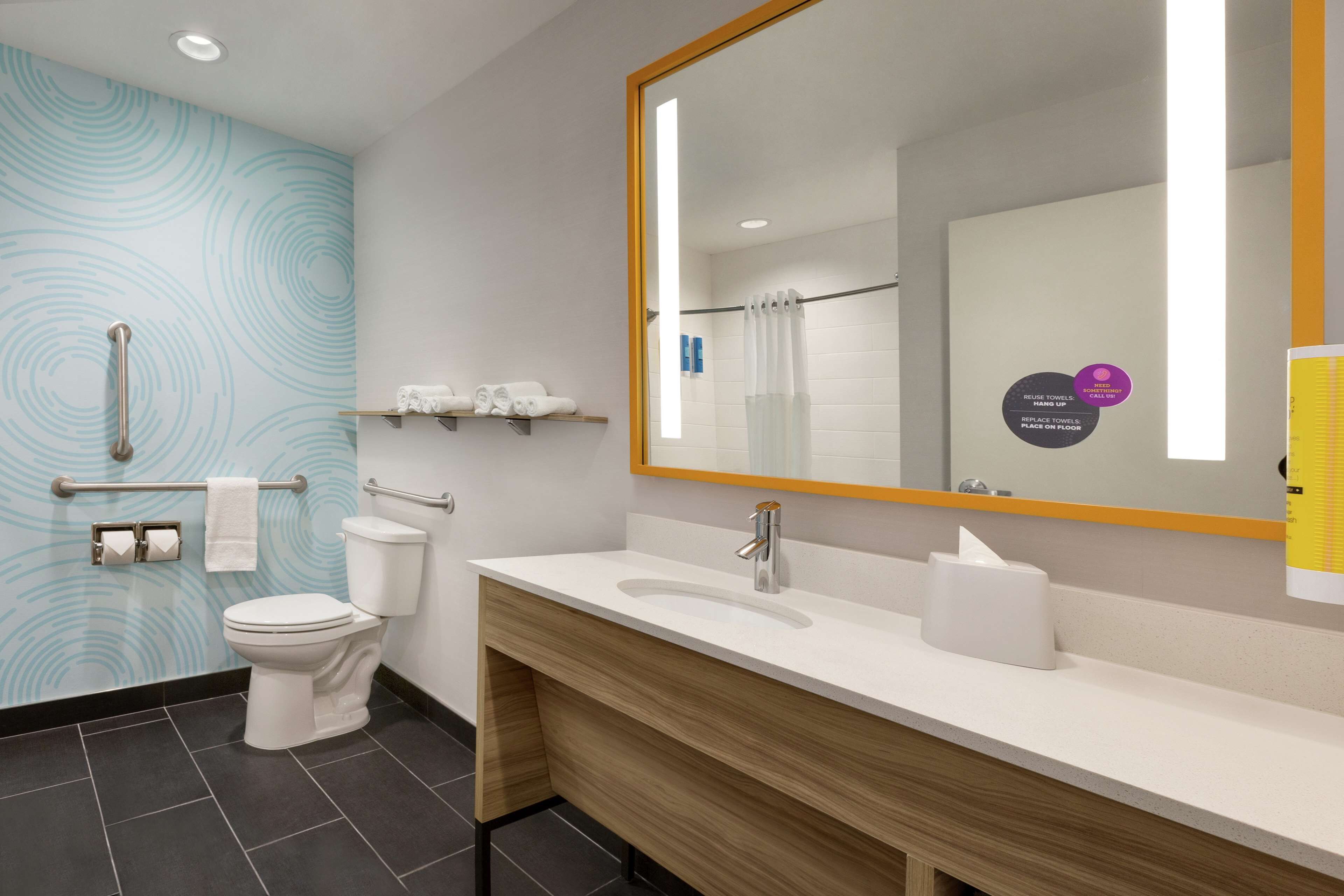 room, 2 queen beds, accessible (hearing) | bathroom | free toiletries, hair dryer, towels