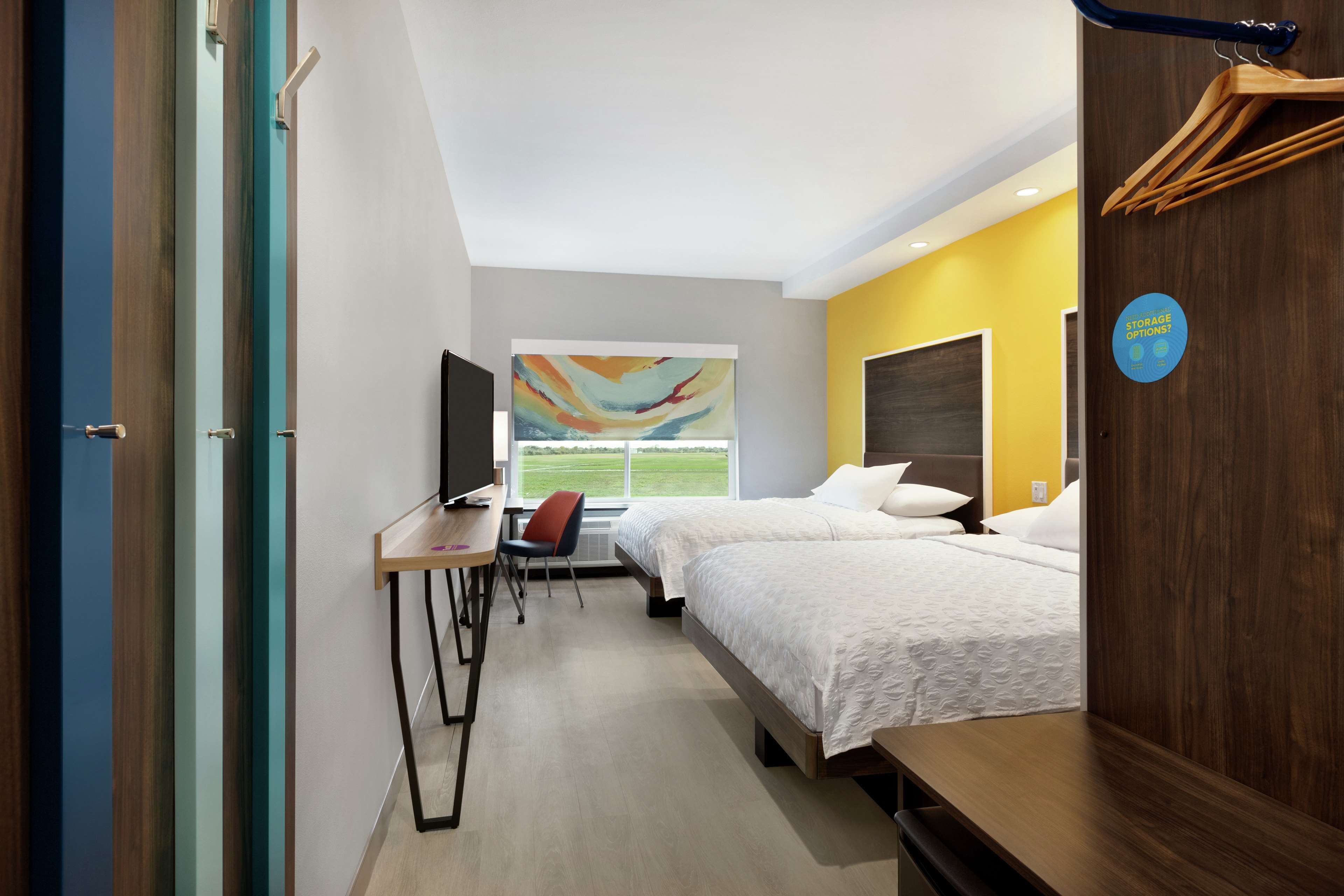 room, 2 queen beds | premium bedding, desk, blackout curtains, iron/ironing board