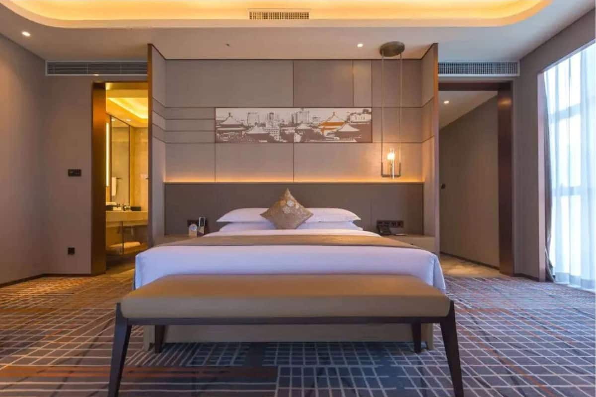 Business-Zimmer, 1 King-Bett | Bettwäsche