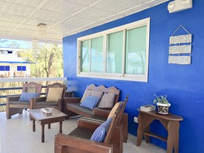 PRIVATE Beachfront House | Balcony view