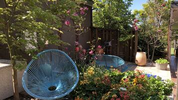 Romantic Villa, 1 King Bed, Bathtub, Valley View | Terrace/patio