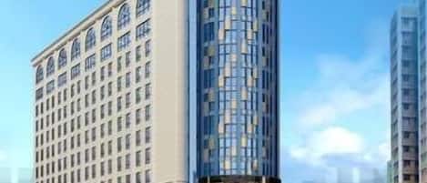 Fassade der Unterkunft – Abend/Nacht