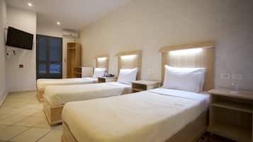 Comfort Triple Room | Individually furnished, blackout drapes, soundproofing, free WiFi