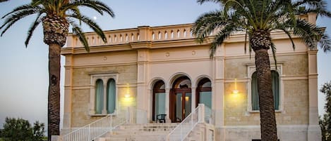 Overnatningsstedets facade