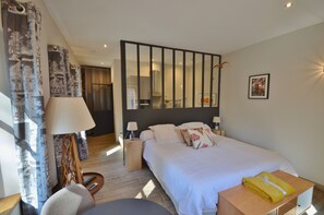 1 habitación y ropa de cama de alta calidad 