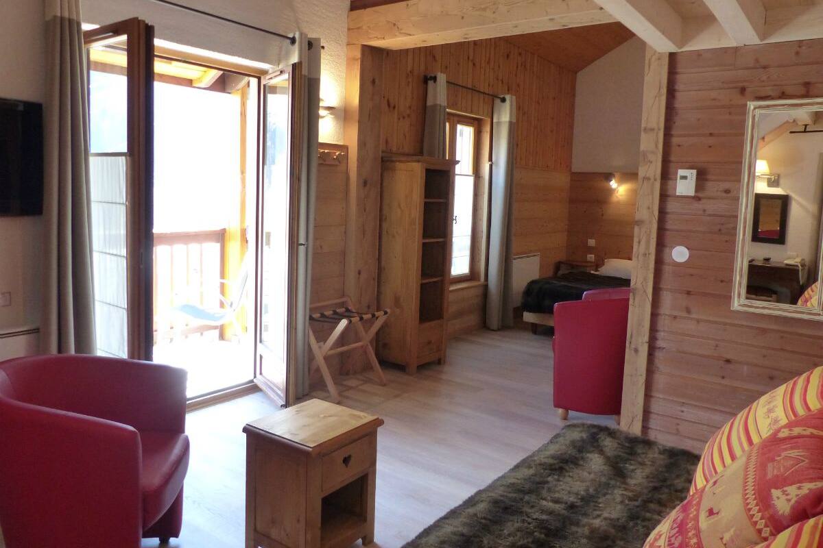 Family Duplex Big Room - Glacier view | Balcony