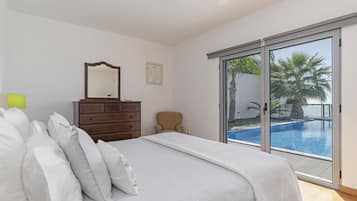 Villa, 3 Bedrooms, Private Pool, Ocean View | 3 bedrooms, in-room safe, desk, iron/ironing board