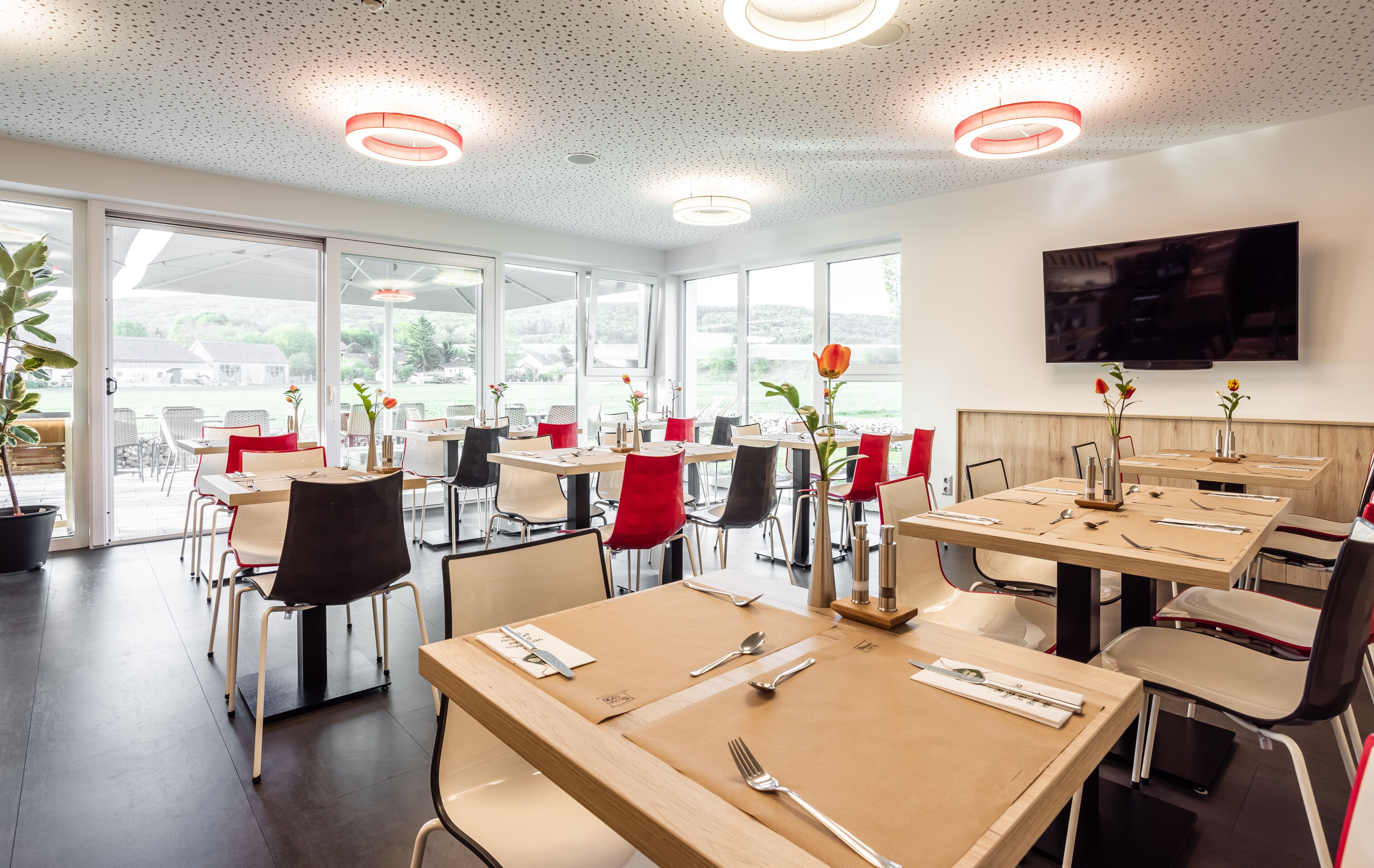 Daily buffet breakfast (EUR 12 per person)