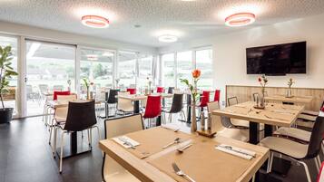 Daily buffet breakfast (EUR 12 per person)