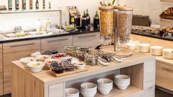 Daily buffet breakfast (EUR 12 per person)