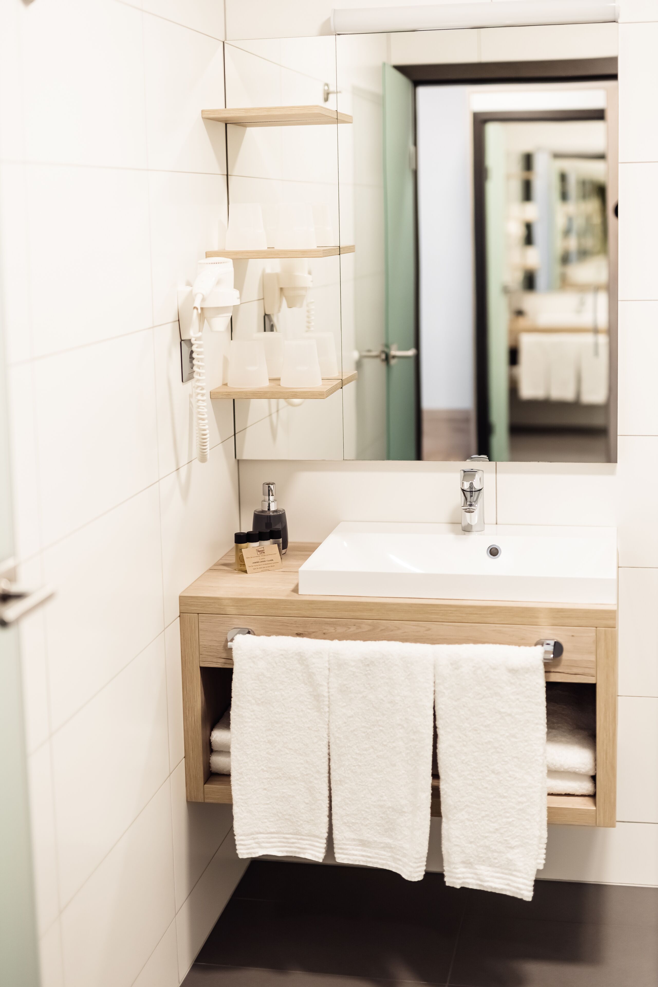 superior studio | bathroom | shower, rainfall showerhead, free toiletries, hair dryer