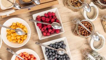 Daily buffet breakfast (EUR 12 per person)