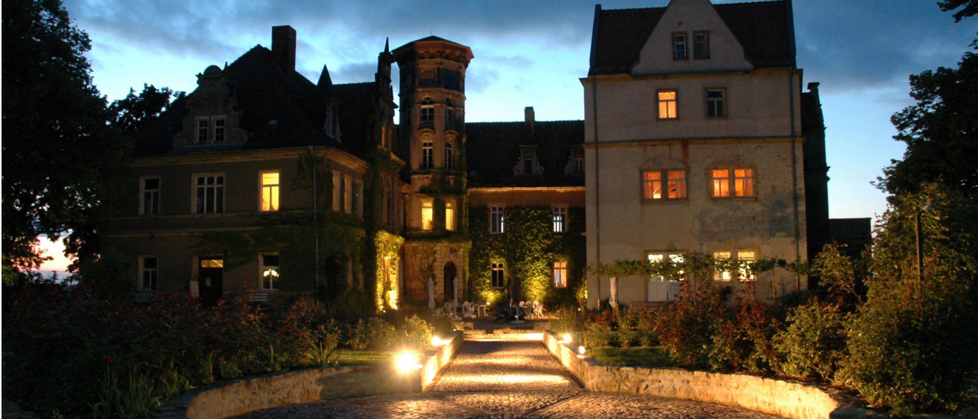 front of property – evening/night